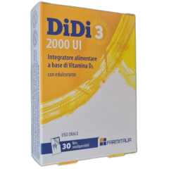 DiDi3 Vitamina D3 2000 UI 30 Film Orodispersibili